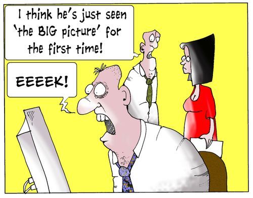 'I think he's just seen 'the big picture' for the first time.'