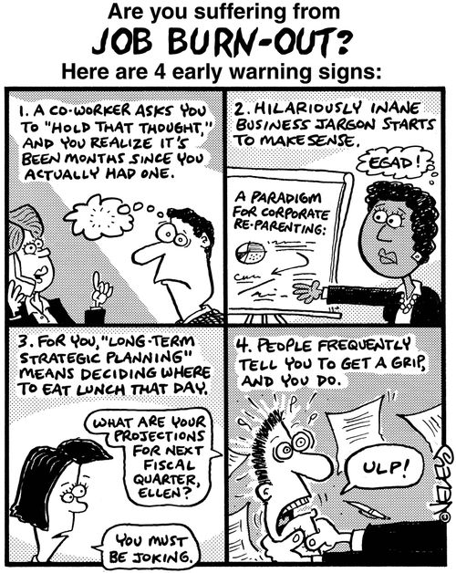 Are you suffering from job burn-out? Here are 4 early warning signs: