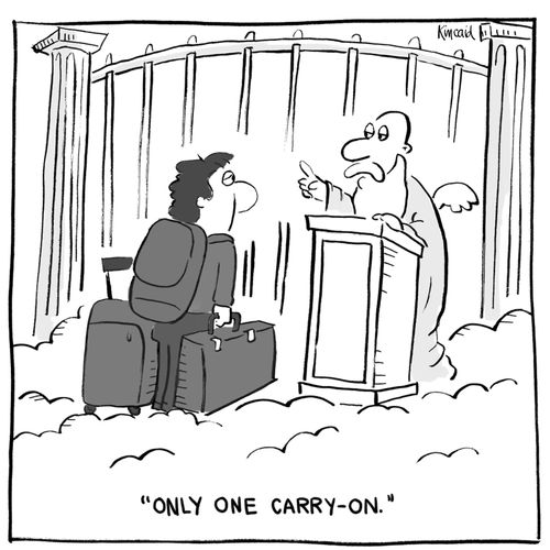 'Only one carry-on.'