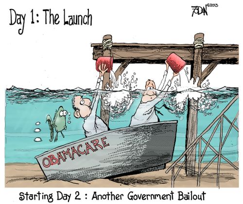 Day 1: The Launch. . . Starting Day 2: Another Government Bailout.