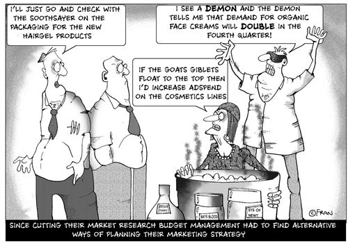 Since cutting their market research budget management had to find alternative ways of planning their marketing strategy.
