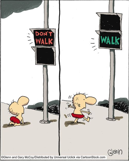 Babies first steps.