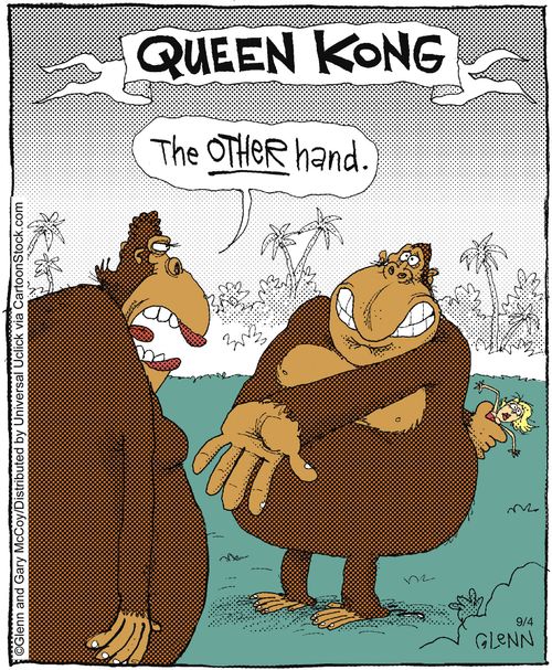'The other hand.'