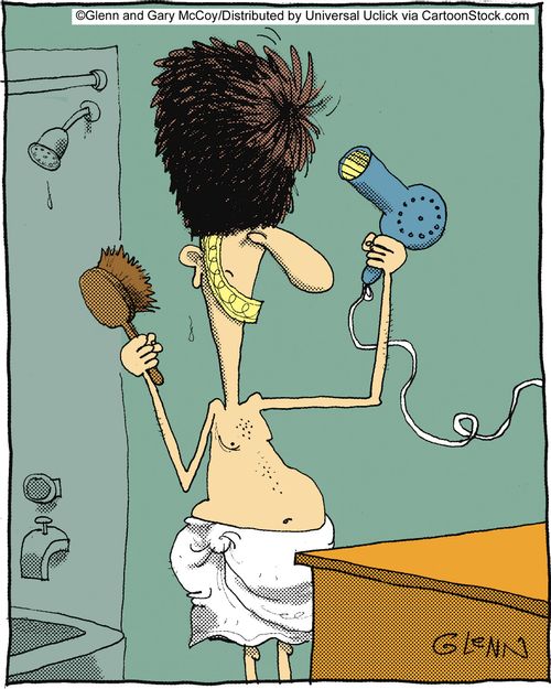 The Queens Guard hair do.