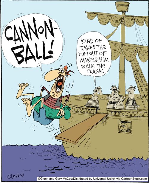 'Cannonball!'