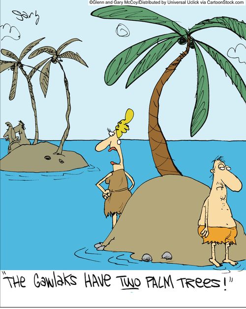 'The Gawlaks have two palm trees!'