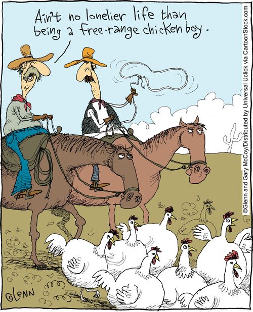 'Ain't no lonelier life than being a free-range chicken boy.'