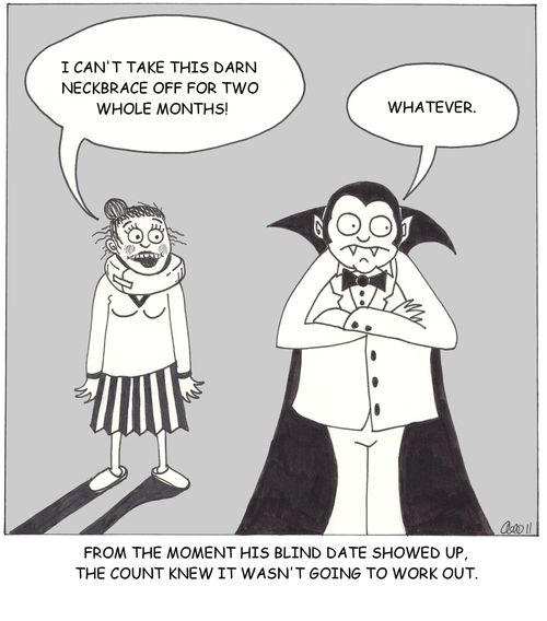 From the moment his blind date showed up, the Count knew it wasn't going to work out.