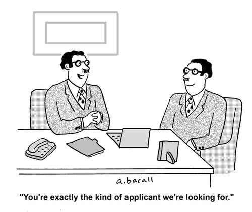 'You're exactly the kind of applicant we're looking for.'