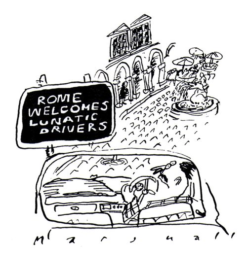 Rome Welcomes Lunatic Drivers!