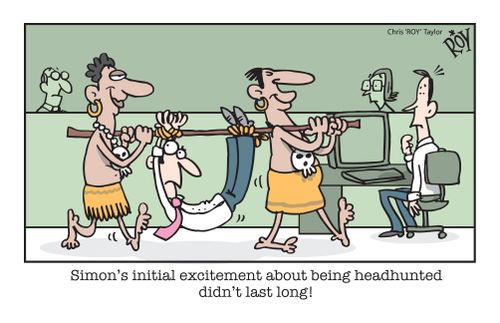 Simon's initial excitement about being headhunted didn't last long!