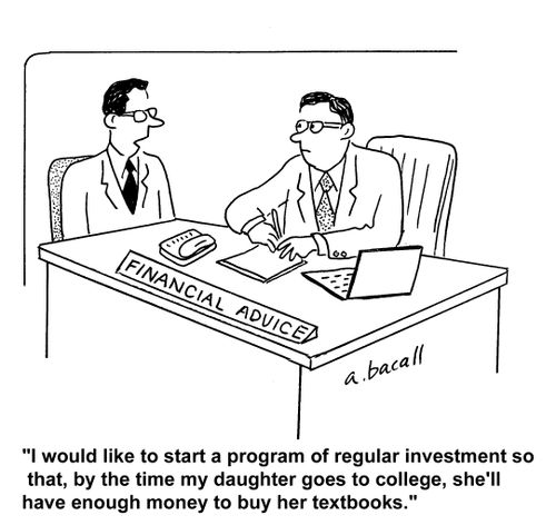 I would like to start a regualr investment program that will help pay my daughter's college textbooks