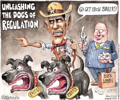Unleashing the dogs of regulation.