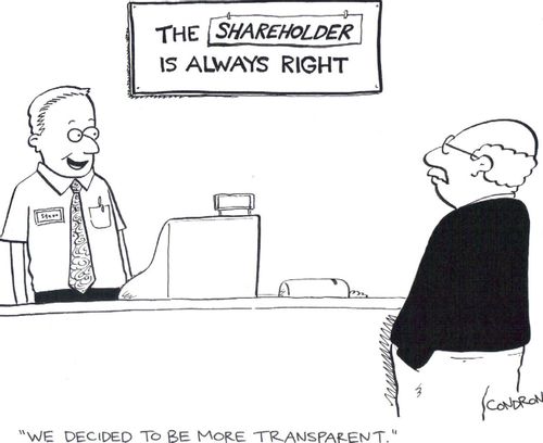 'We decided to be more transparent.'