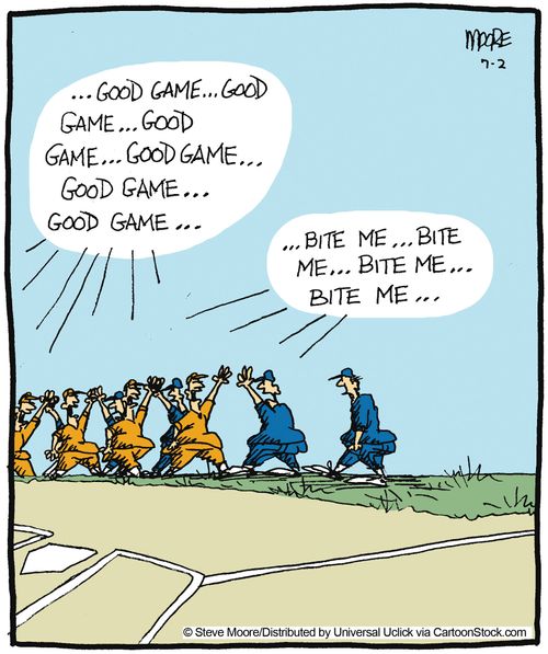 'Good game...'