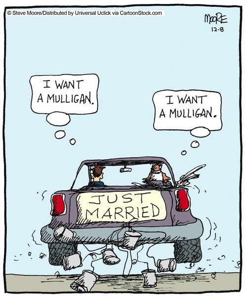 Just married.