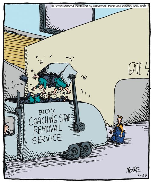 Bud's Coaching Staff Removal Service.
