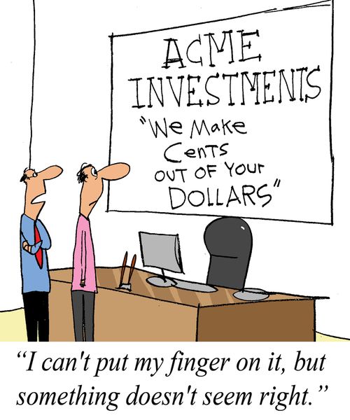 'We make cents out of your dollars.'