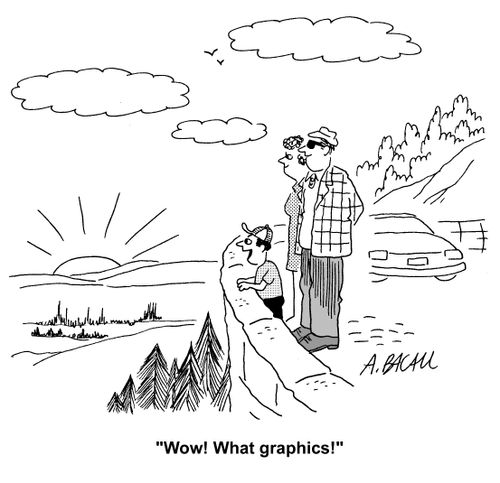 'Wow! What graphics!'