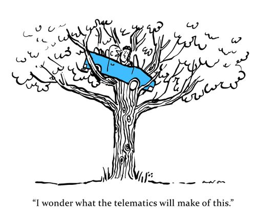 'I wonder what the telematics will make of this.'