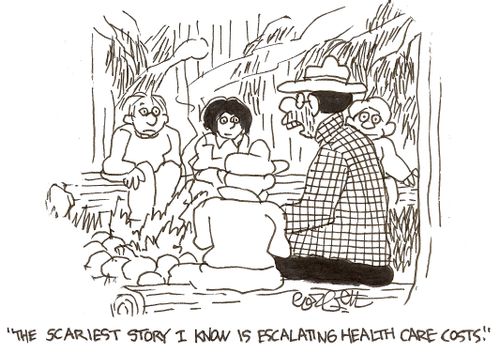 'The scariest story I know is escalating health care costs.'