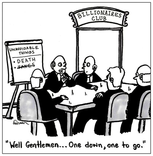 'Well Gentlemen...One down, one to go.'