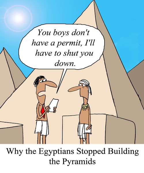 Why the Egyptians stopped building the pyramids.