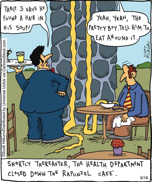 Shortly thereafter, the Health Department closed down the Rapunzel cafe'.