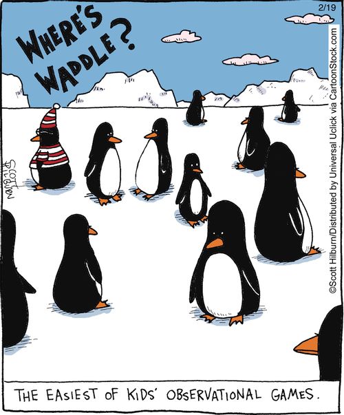 The easiest of kids' observational games.