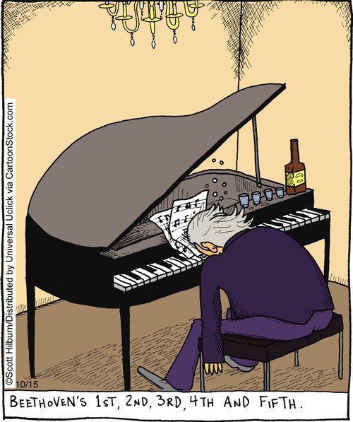 Beethoven's 1st, 2nd, 3rd, 4th and Fifth.