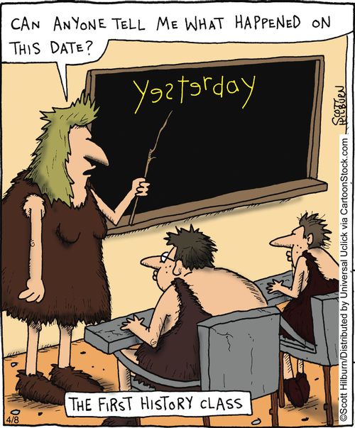 The first history class.