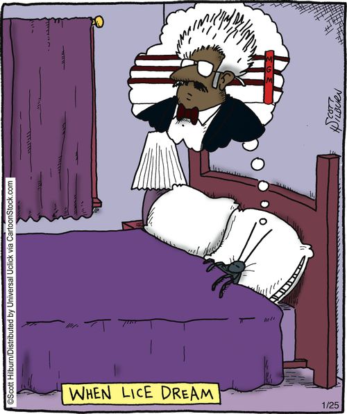 When lice dream.