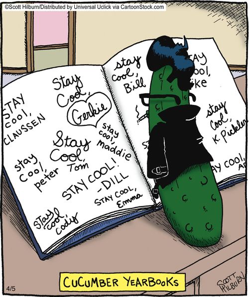 Cucumber yearbooks,
