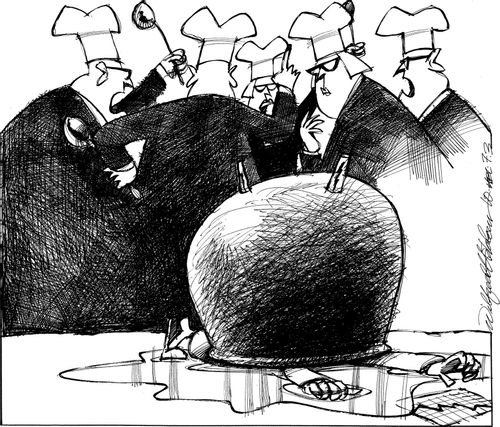Bureaucrats cooking up a new policy soup...