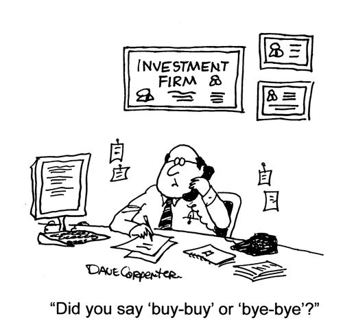 'Did you say 'buy-buy' or 'bye-bye'?'