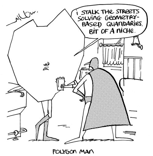 Polygon man.