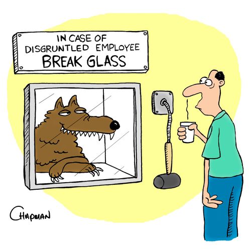 In case of disgruntled employee break glass.