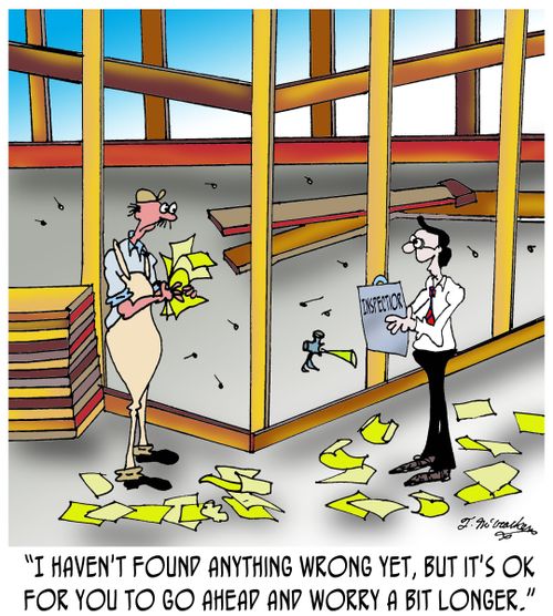 'I haven't found anything wrong yet, but it's OK for you to go ahead and worry a bit longer.'