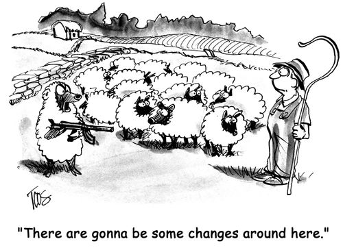 'There are gonna be some changes around here.'