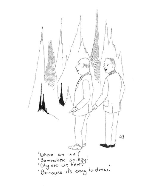 '...Because its easy to draw.'