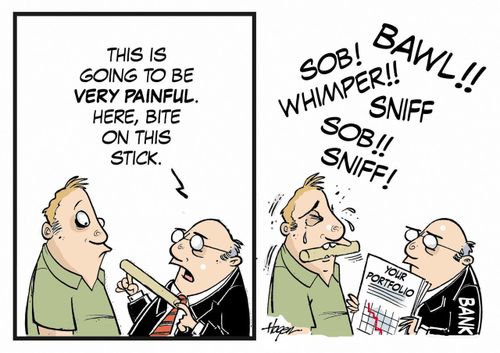'This is going to be very painful. Here, bite on this stick.'