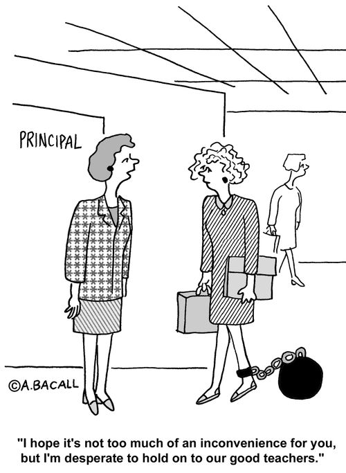 "I'm desperate to hold on to our good teachers."