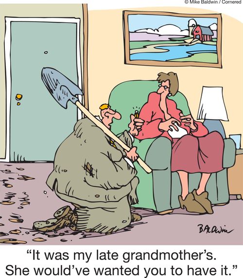 'It was my late grandmother's. She would've wanted you to have it.'