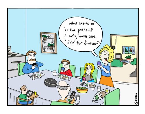 'What seems to be the problem? I only have one 'like' for dinner?'