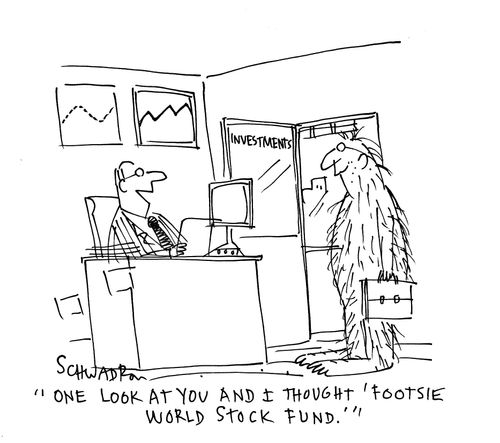 'One look at you and I thought 'footsie world stock fund.''