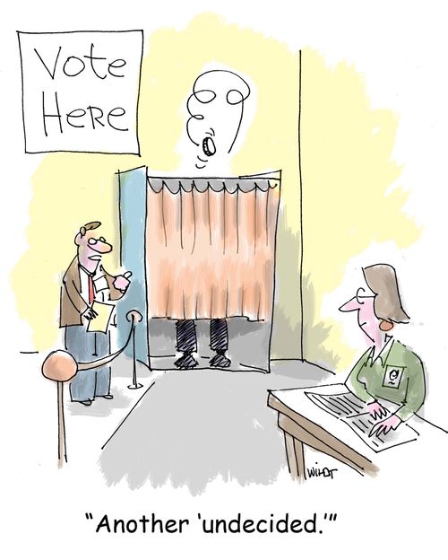 'Another 'undecided'.'
