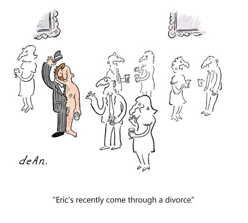 "Eric's recently come through a divorce."