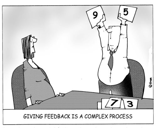 Giving feedback is a complex process.