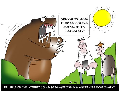 "Should we look it up on Google and see if it's dangerous?"