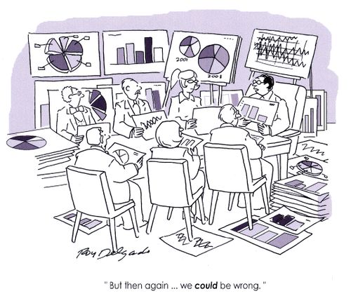 'But then again...we could be wrong.'
